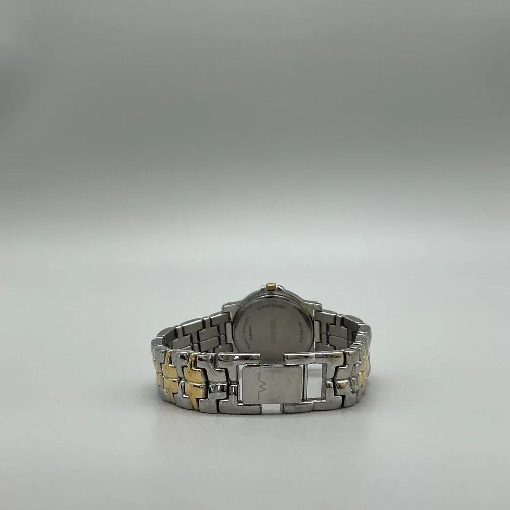 Vintage Wittnauer Pearle Vision Womens Watch 26mm Two Tone New Battery 6.5